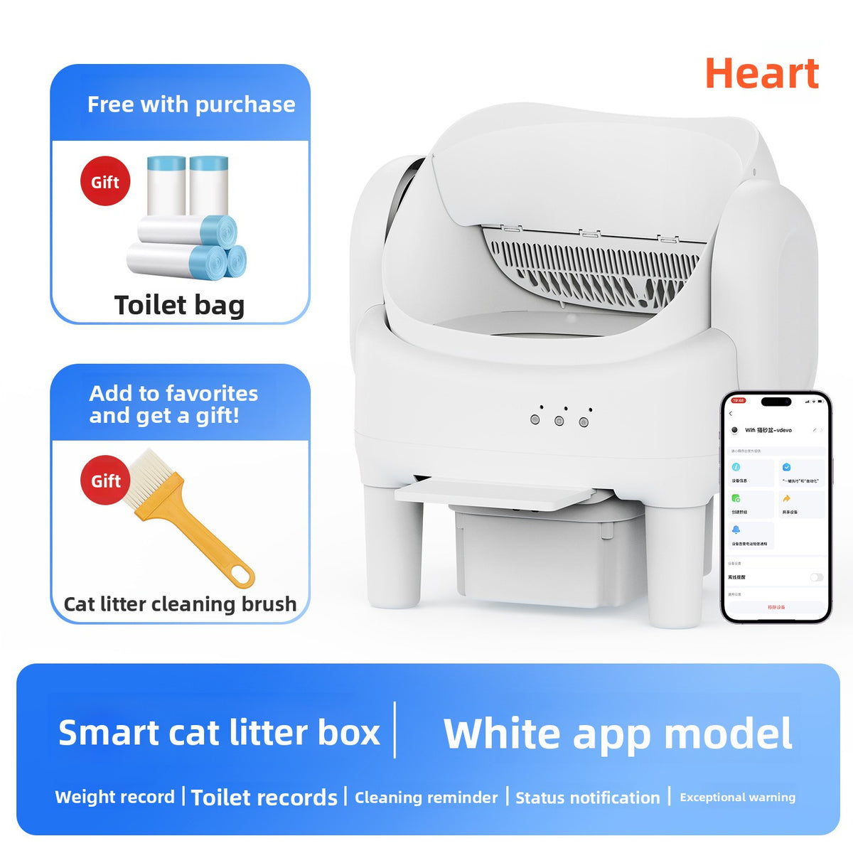 Intelligent Automatic Cat Litter Box with Odor Control