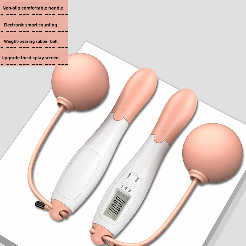 Intelligent Cordless Counting Skipping Rope with Weighted Ball