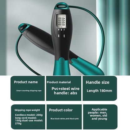 Intelligent Cordless Counting Skipping Rope with Weighted Ball