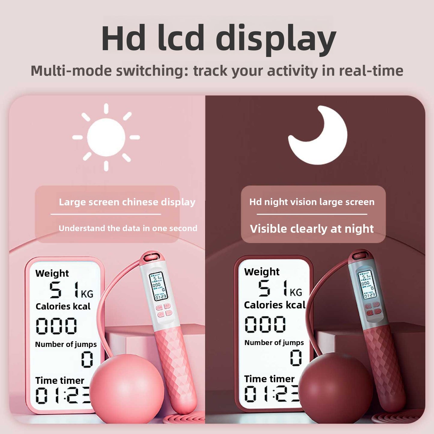 Intelligent Counting Fitness Jump Rope