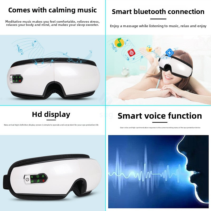 Intelligent Eye Massager with Heat and Vibration