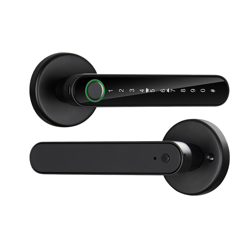 Intelligent fingerprint handle lock