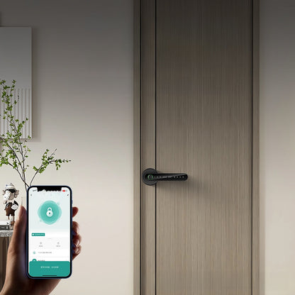 Intelligent fingerprint handle lock