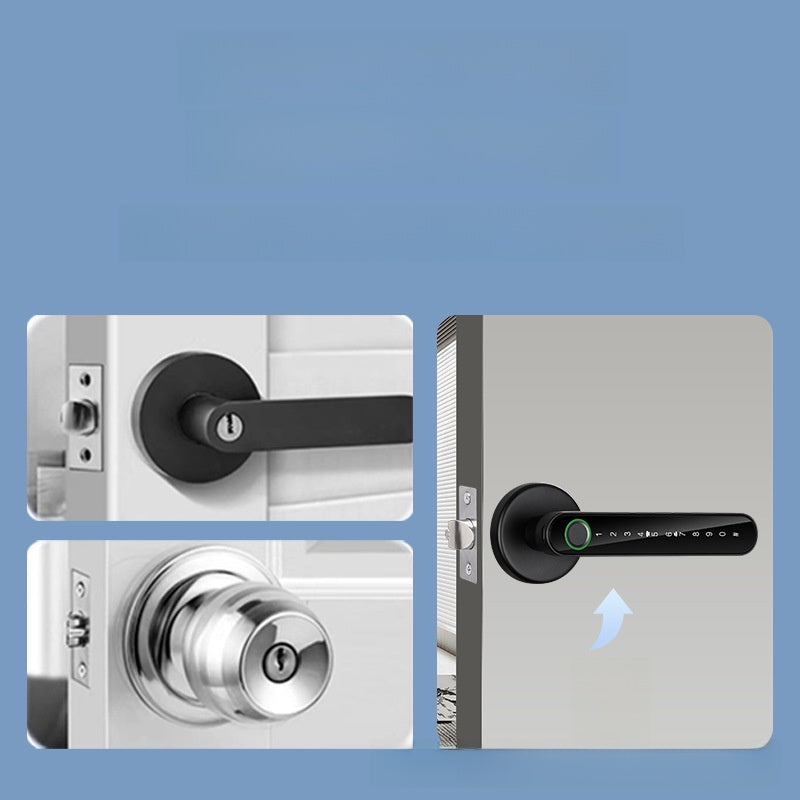 Intelligent fingerprint handle lock