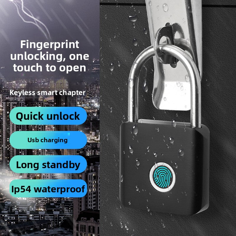 Intelligent fingerprint padlock