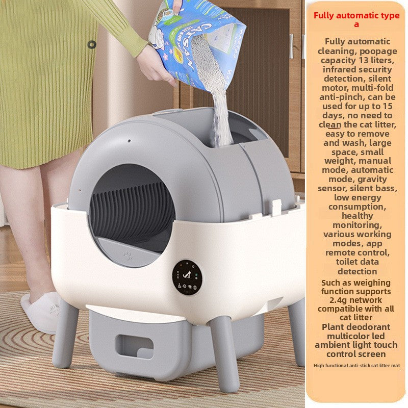 Intelligent full-automatic cat litter box