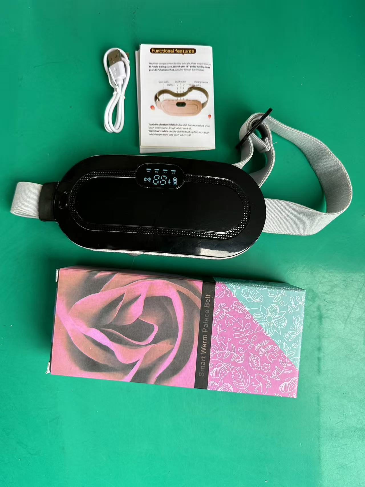 Intelligent Heating Belt for Menstrual Relief with Massage