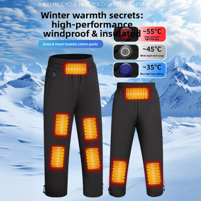 Intelligent Heating Cotton Pants with Temperature Control