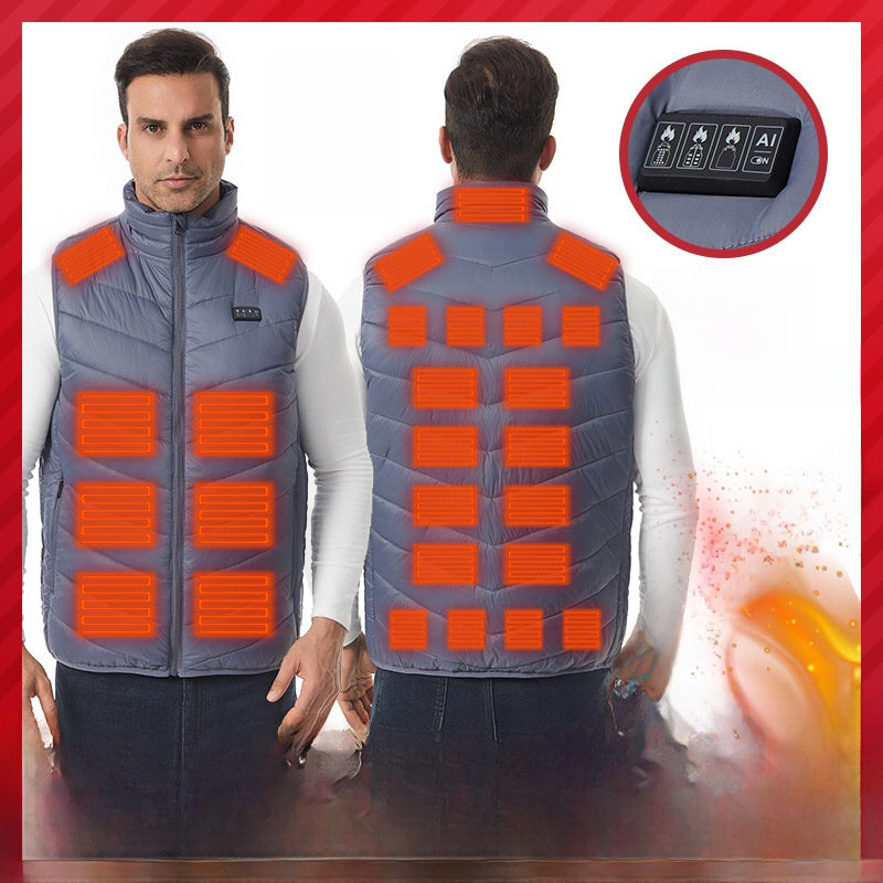Intelligent heating vest