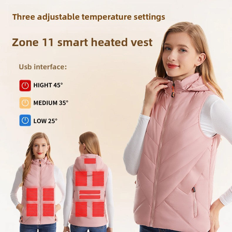 Intelligent heating vest