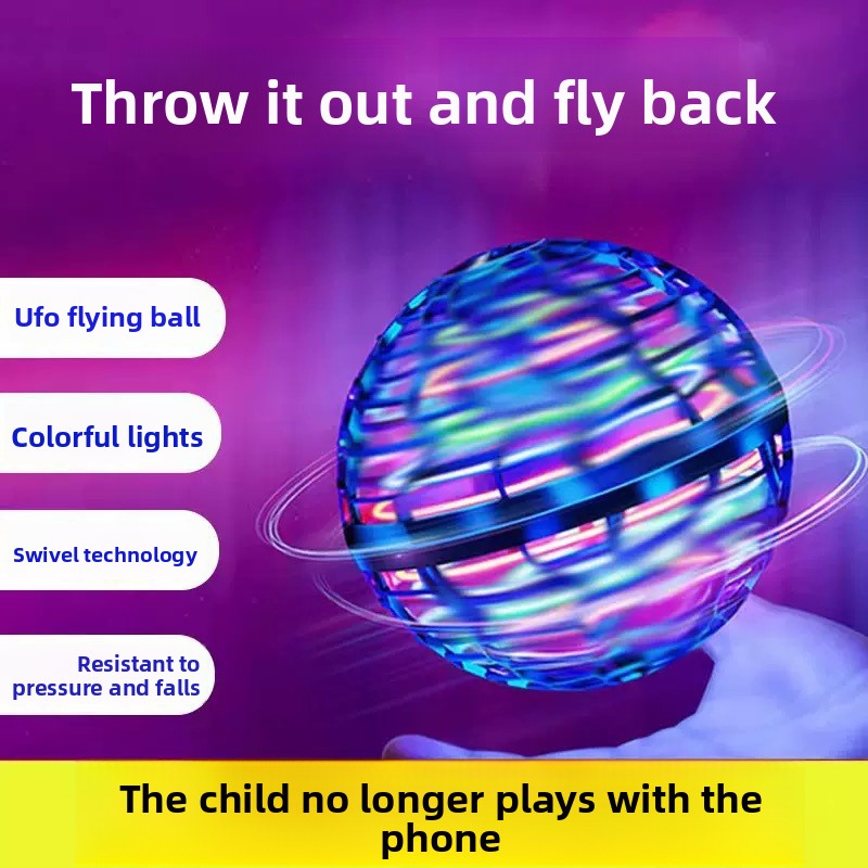 Intelligent induction rotating magic flying ball