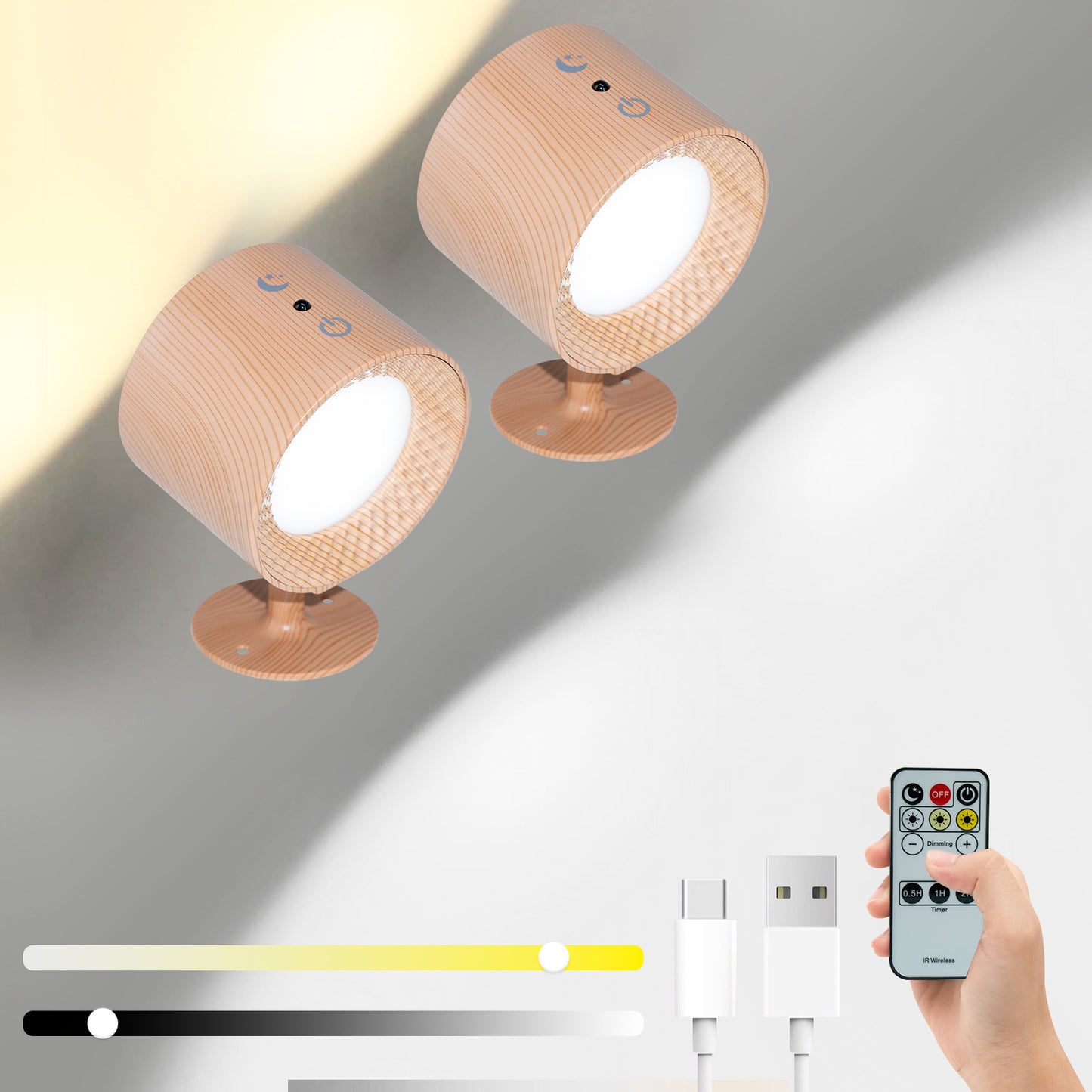 Intelligent magnetic wall lamp