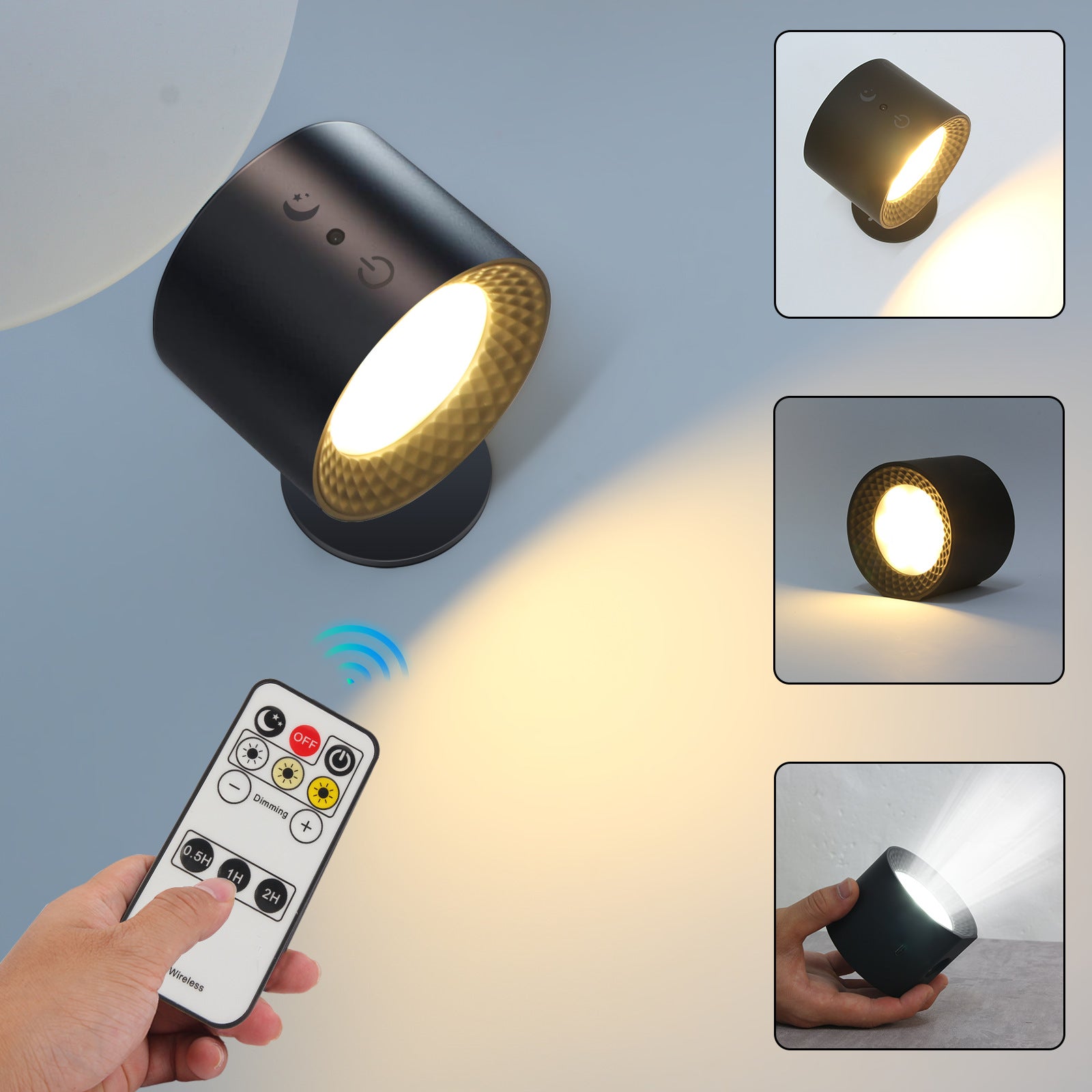 Intelligent magnetic wall lamp