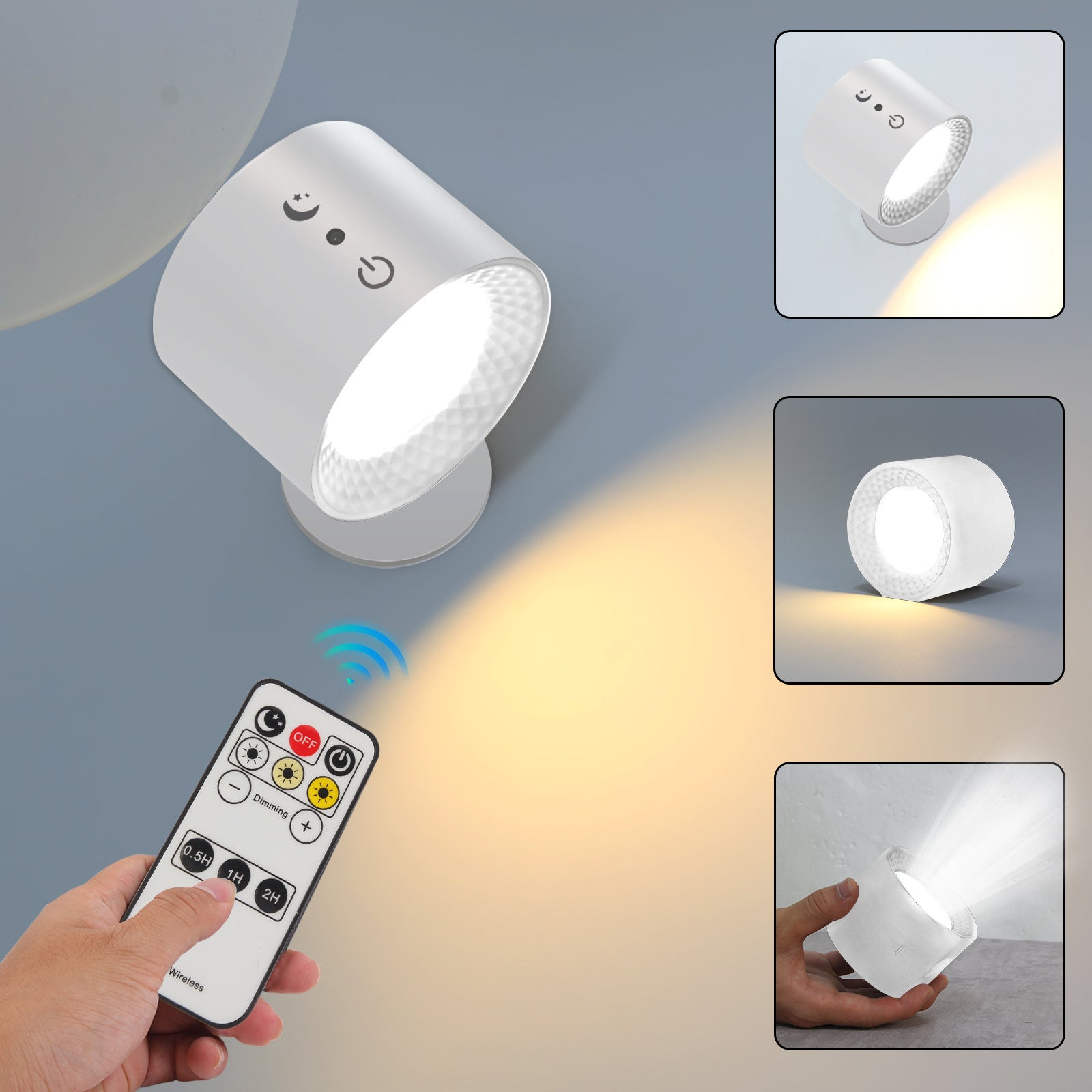 Intelligent magnetic wall lamp