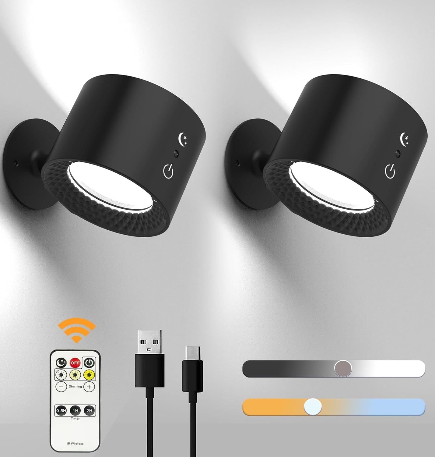 Intelligent magnetic wall lamp