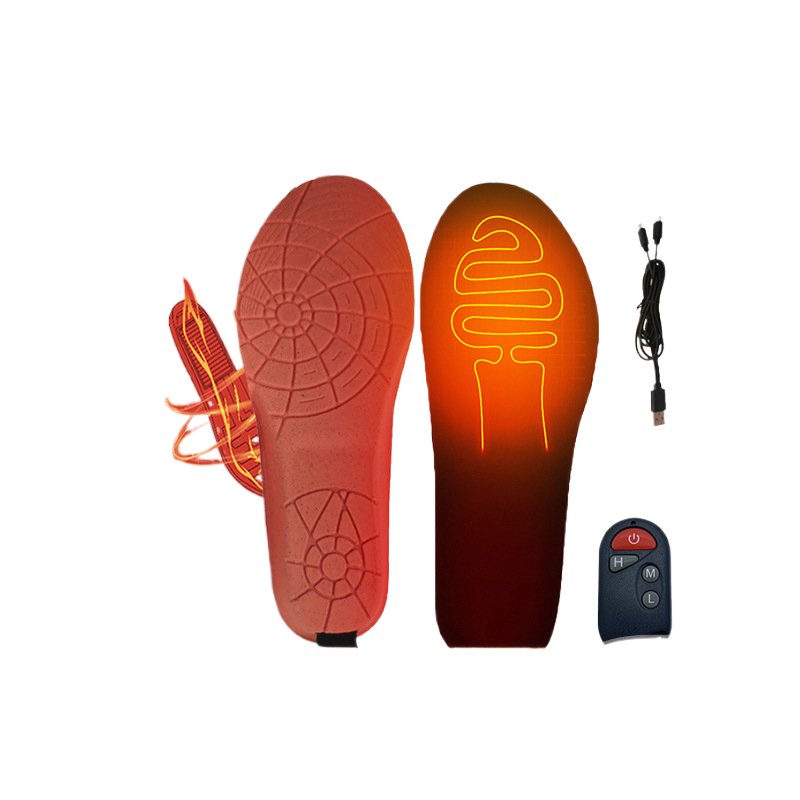 Intelligent remote-controlled heating insoles
