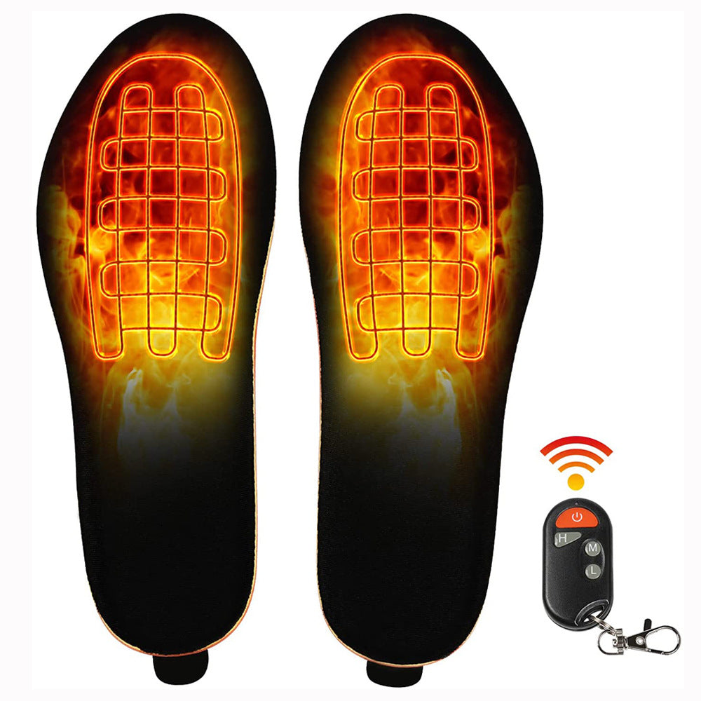 Intelligent remote-controlled heating insoles