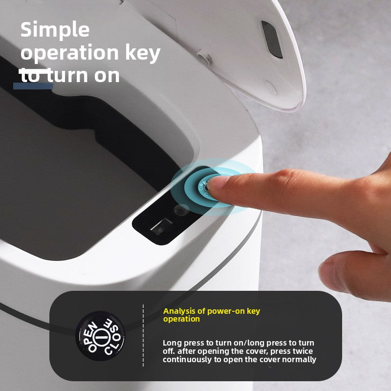 Intelligent sensing trash Can