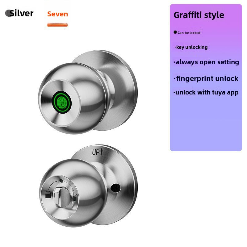 Intelligent spherical fingerprint lock