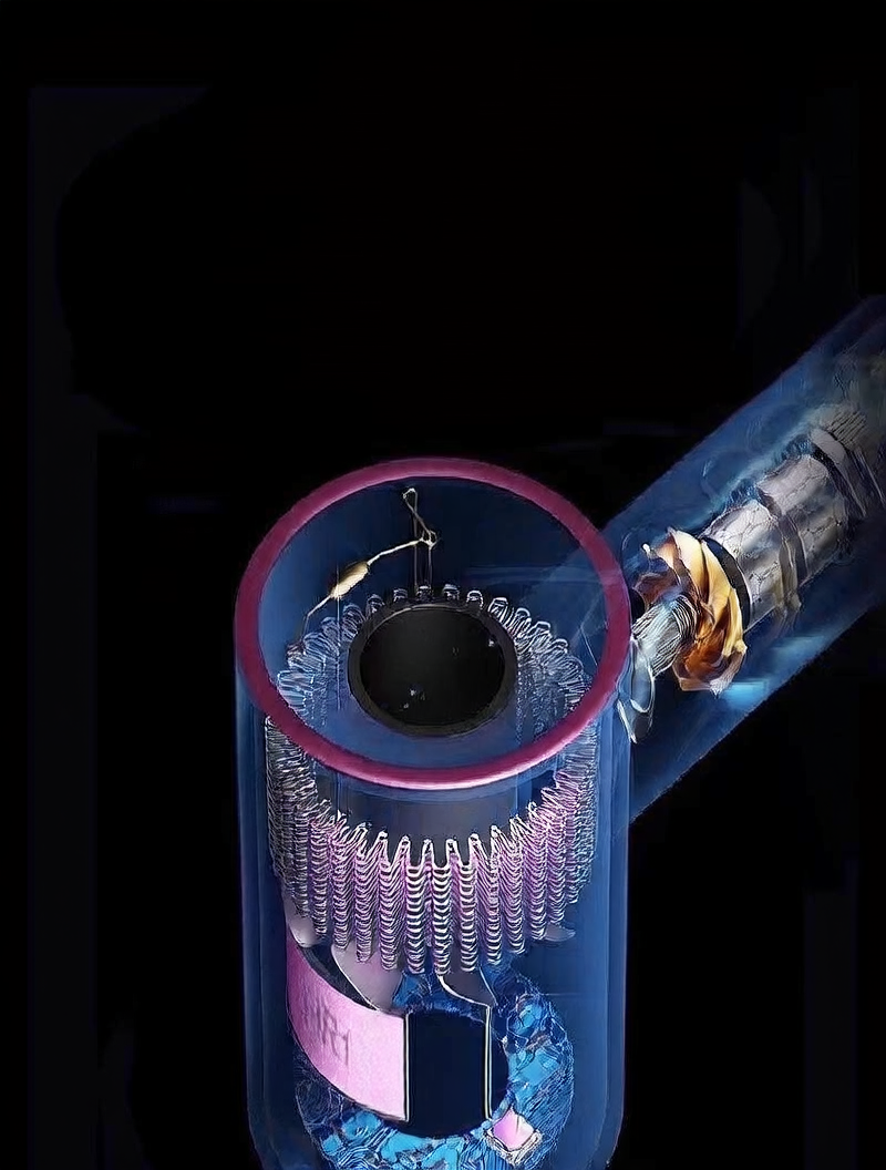 Intelligent Temperature Control Hair Dryer with Negative Ion Technology