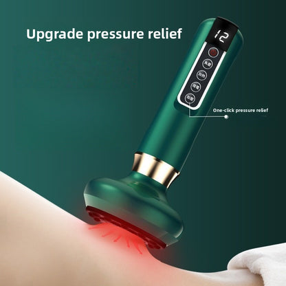Intelligent vacuum suction cupping device and electric scraping instrument