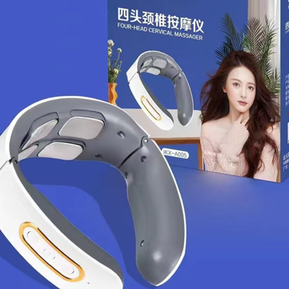 Intelligent Voice Cervical Massager with Heat Therapy