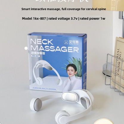 Intelligent Voice Cervical Massager with Heat Therapy