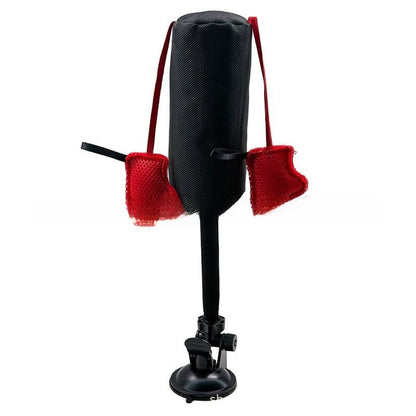 Interactive Cat Boxing Toy with Feather Teaser