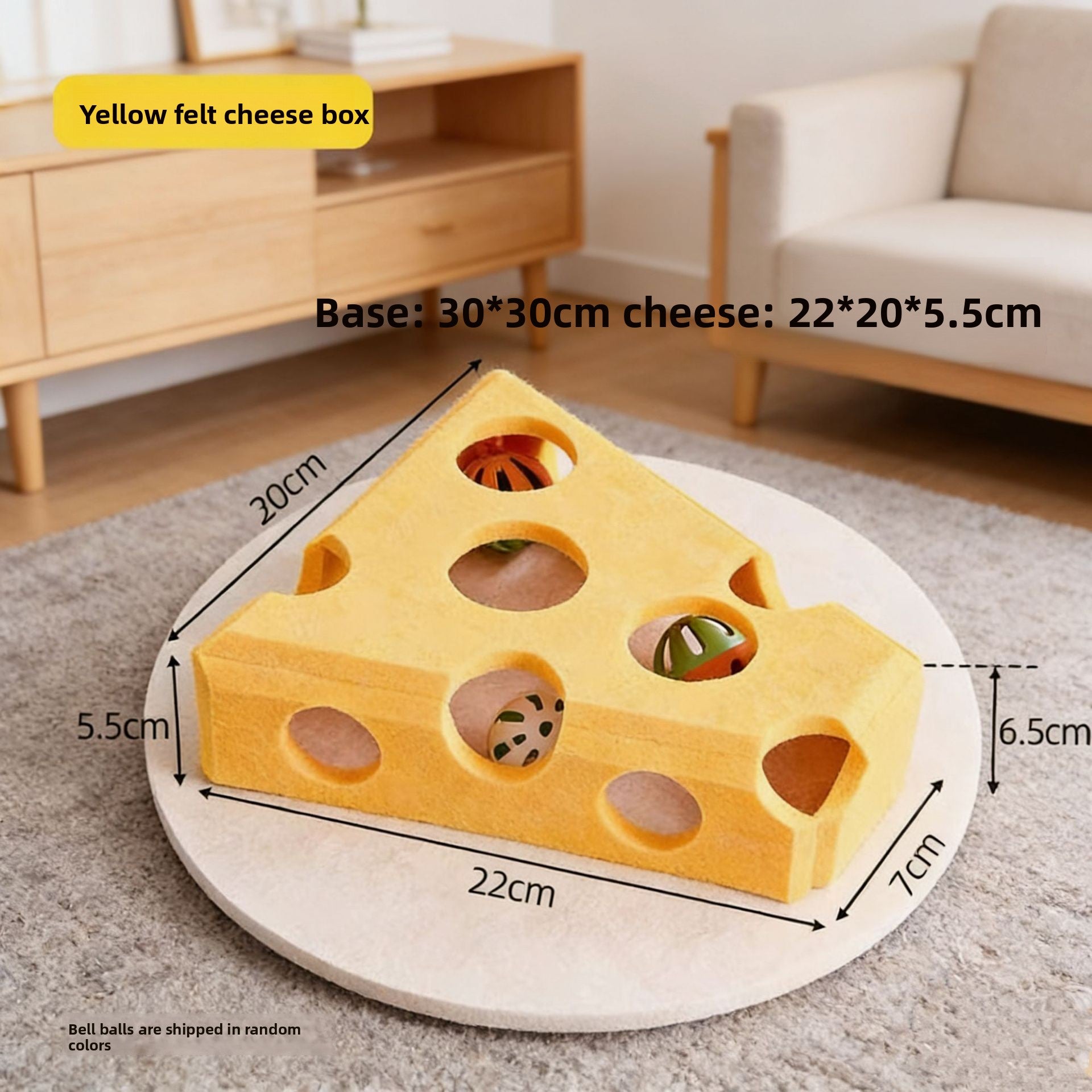Interactive Cat Maze Toy with Bell Ball