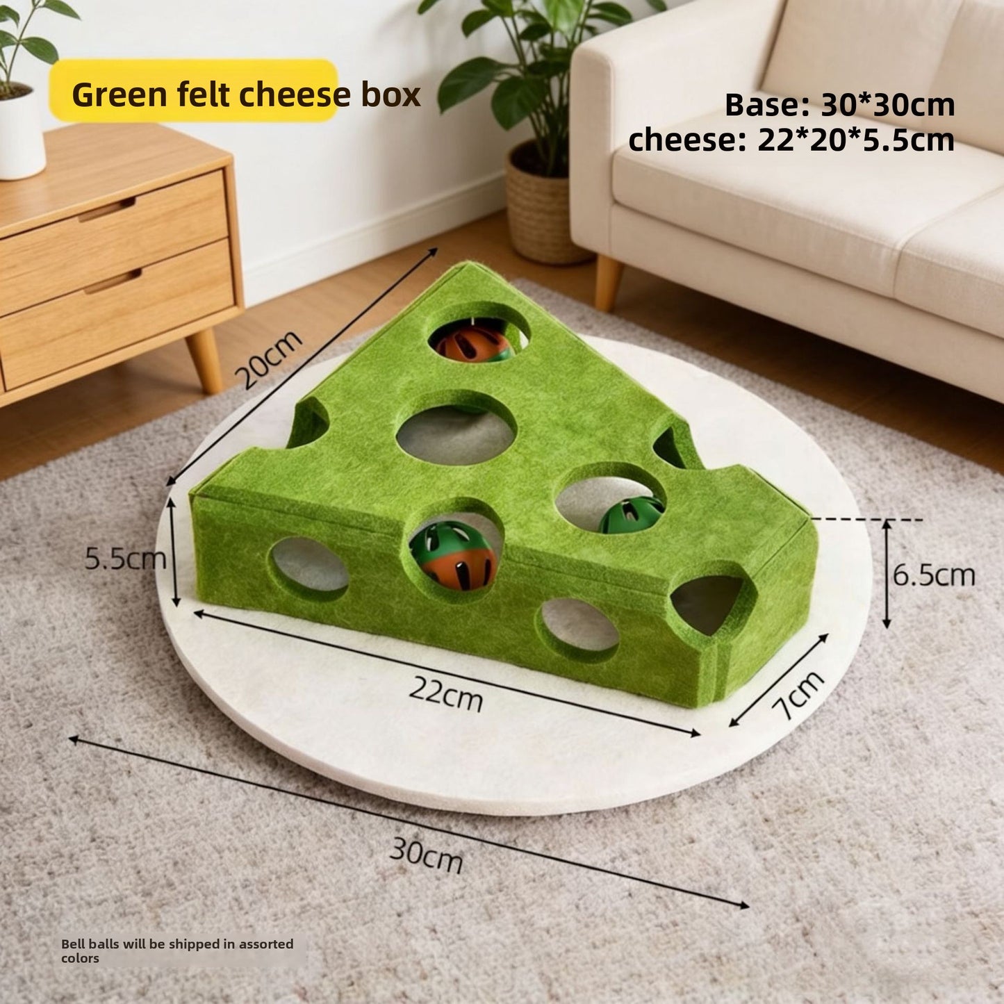 Interactive Cat Maze Toy with Bell Ball