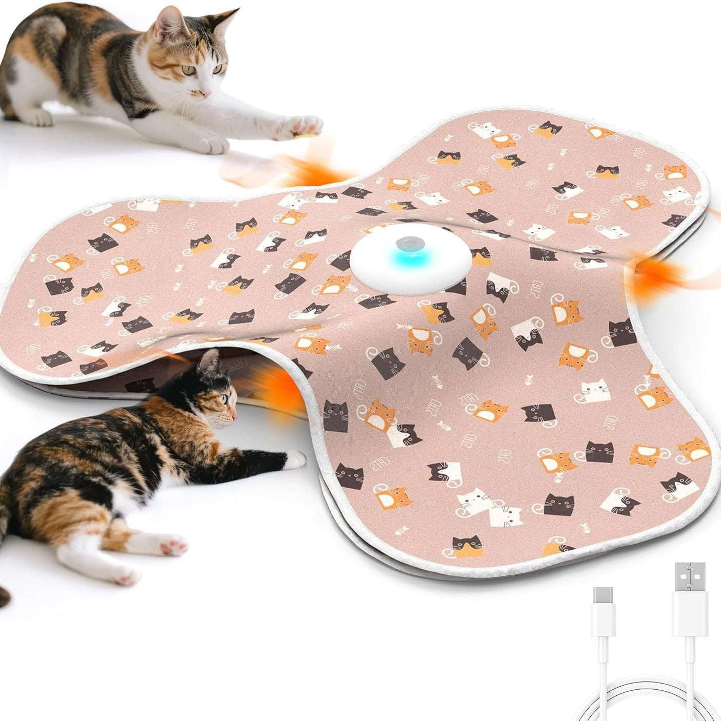 Interactive Cat Play Cover with Sound