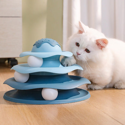 Interactive Cat Play Tower