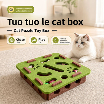 Interactive Cat Scratching Maze Toy