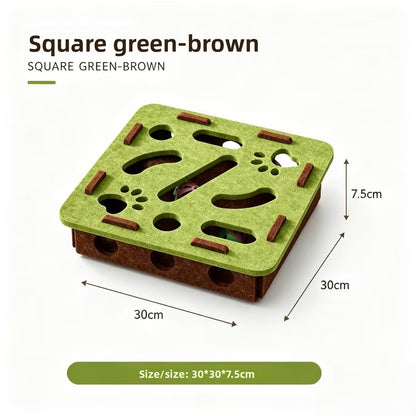 Interactive Cat Scratching Maze Toy