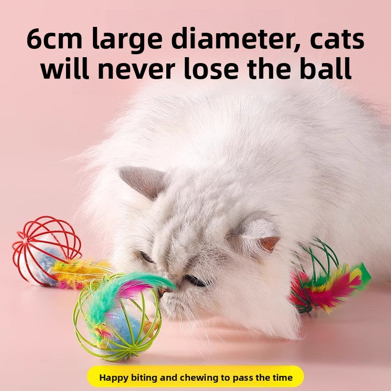 Interactive Cat Toy Ball with Bell