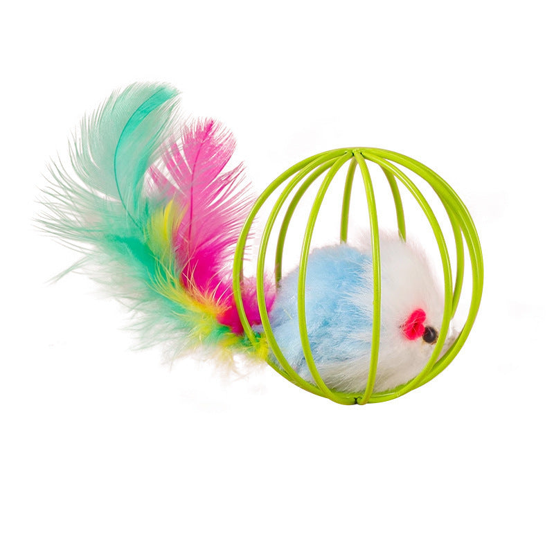 Interactive Cat Toy Ball with Bell