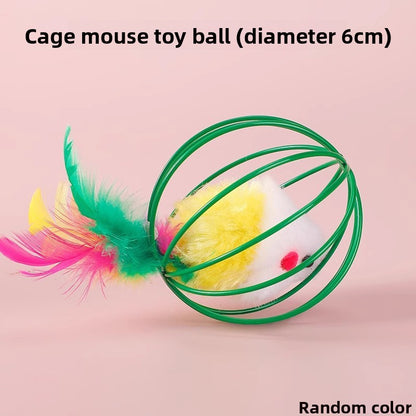 Interactive Cat Toy Ball with Bell