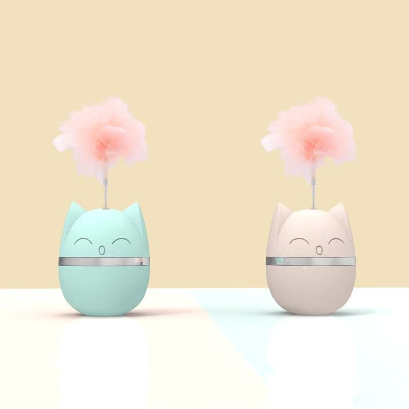 Interactive Cat Toy Stick with Feather