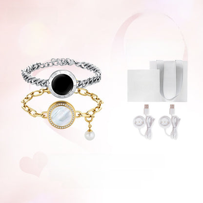 Interactive Couple Bracelet Set