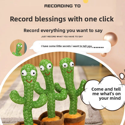 Interactive Dancing Cactus Educational Toy