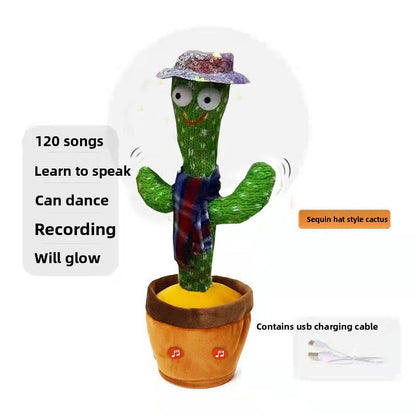 Interactive Dancing Cactus Toy