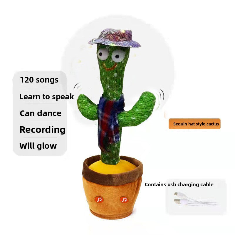 Interactive Dancing Cactus Toy