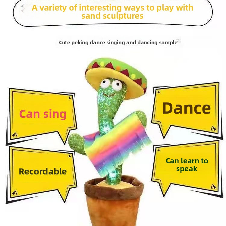 Interactive Dancing Cactus Toy
