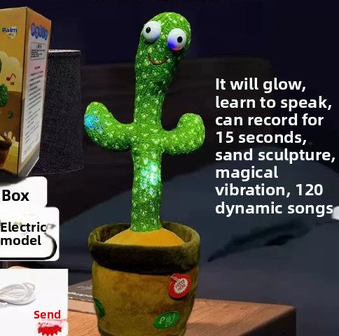 Interactive Dancing Cactus Toy