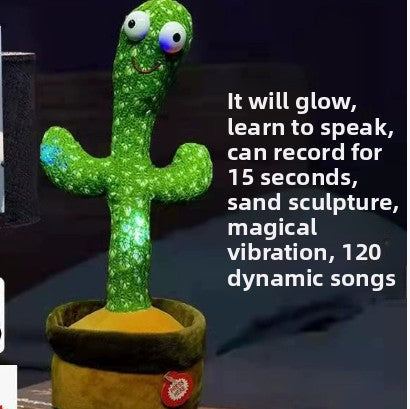 Interactive Dancing Cactus Toy