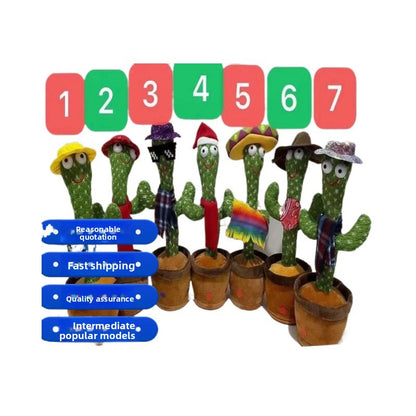 Interactive Dancing Cactus Toy