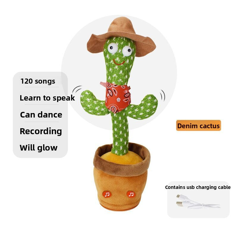 Interactive Dancing Cactus Toy
