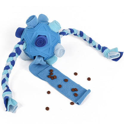 Interactive Dog Chew Toy Ball with Slow Feeder Function