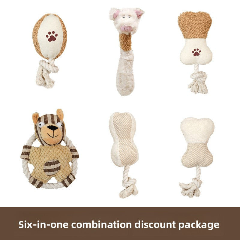 Interactive Dog Chew Toys with Squeaker
