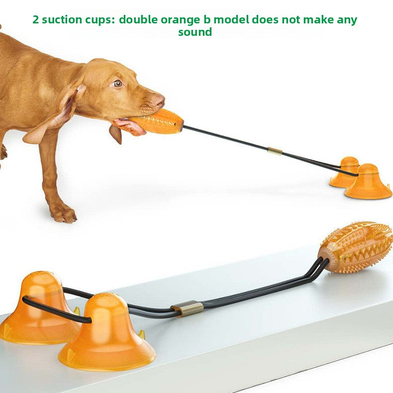 Interactive Dog Teething Toy with Suction Cups
